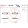 P50082 BREMBO Комплект тормозных колодок, дисковый тормоз