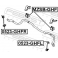 (mzsb-ghf) Втулка переднего стабилизатора D22 FEBEST (Mazda 6 Wagon GH 2008-2013)