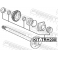 (kit-trh200) Подшипник шариковый задней полуоси FEBEST (40x94x26X31) ремкомплект (Toyota Hiace/Regiu