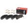 p30041 BREMBO Комплект тормозных колодок, дисковый тормоз