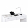 Стол для компьютера Бюрократ DL-HG002/White столешница:белый МДФ цвет основания:белый 110x39x75см