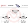 P28044 BREMBO Комплект тормозных колодок, дисковый тормоз