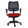 Кресло Бюрократ CH-799AXSN/Red спинка сетка черный сиденье красный 26-22