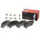 P83109 BREMBO Комплект тормозных колодок, дисковый тормоз