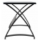 Стол для компьютера Бюрократ Omega-100/black столешница:черный закаленное стекло 100x65x75см
