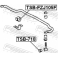 (tsb-718) Сайленблок передней тяги стабилизатора FEBEST (Toyota Land Cruiser 100 HDJ101/UZJ100 1998-