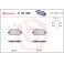 P59060 BREMBO Комплект тормозных колодок, дисковый тормоз