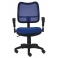 Кресло Бюрократ CH-799/BL/TW-10 спинка сетка синий сиденье синий