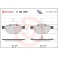 P06076 BREMBO Комплект тормозных колодок, дисковый тормоз