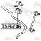 (tsb-746) Втулка переднего стабилизатора D22 FEBEST (Toyota Celica ZZT23# 1999-2006)