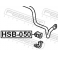 (hsb-050) Втулка переднего стабилизатора D27.2 FEBEST (Honda Accord CF3/CF4/CF5/CL1/CL3 1998-2002)