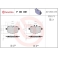 P06061 BREMBO Комплект тормозных колодок, дисковый тормоз