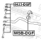 (0423-dgf) Тяга стабилизатора передняя FEBEST (Mitsubishi Carisma DA 1995-2003)