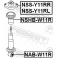 (nss-y11rr) Опора заднего амортизатора правая FEBEST (Nissan Ad Van/Wingroad Y11 1999-2004)
