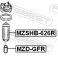 (mzshb-626r) Пыльник заднего амортизатора FEBEST (Mazda 626 GF 1997-2002)