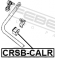 (crsb-calr) Втулка заднего стабилизатора D15 FEBEST