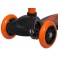 Самокат 3-х колесный 120/80 мм Кикборд детский Novatrack RainBow пластиковый не складной 60 кг оранжевый 120.NRAINBOW.OR20