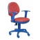 Кресло Бюрократ CH-BL356AXSN/Race-R формула-1 красный фон (пластик синий)