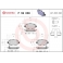 P59038 BREMBO Комплект тормозных колодок, дисковый тормоз