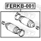 (ferkb-001) Пыльник рулевой рейки универсальный FEBEST (All Toyota Mitsubishi Honda Mazda Nissan)