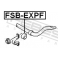 (fsb-expf) Втулка переднего стабилизатора FEBEST (Ford Explorer 2002-2010)
