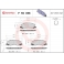 P59058 BREMBO Комплект тормозных колодок, дисковый тормоз