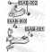 (isab-001) Сайленблок нижнего переднего рычага FEBEST (Isuzu Bighorn/Trooper UX 1992-1997)