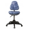 Кресло детское Бюрократ KD-2/G/50-31 синий джинса 50-31 (серый пластик ручки)