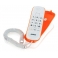 Телефон BBK BKT-108 RU (белый/оранжевый)