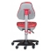 Кресло детское Бюрократ KD-2/R/LB-Red красный божьи коровки (красный пластик ручки)