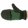 Перчатки с открывающимися пальцами (зеленые)