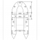Тент 3Д на лодку Sport/Huntingline 360-390 (Серый)