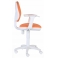 Кресло Бюрократ CH-W356AXSN/15-75 оранжевый (пластик белый)