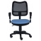 Кресло Бюрократ CH-799AXSN/Blue спинка сетка черный сиденье голубой 26-24