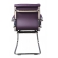 Кресло Бюрократ CH-993-Low-V/purple низкая спинка фиолетовый искусственная кожа полозья хром