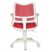 Кресло Бюрократ CH-W797/R/TW-97N спинка красный сетка TW-35N сиденье красный (белый пластик)