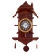 Часы настенные "Избушка" 33 см x 66 см, деревянные