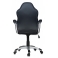 Кресло руководителя Бюрократ CH-825S/Black+Rd черный красный искусственная кожа (пластик серебро)