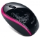 Мышь Genius Traveler 9000 Tattoo оптическая (1200dpi) беспроводная USB (2but) (черный/розовый)