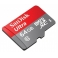 Карта памяти Sandisk microSDXC 64Gb Class10 (SDSDQUAN-064G-G4A) + адаптер