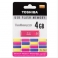 Флеш диск USB Toshiba 4Gb TransMemory Enshu THNU04ENSRED(6 USB2.0 розовый