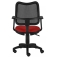 Кресло Бюрократ CH-797AXSN/26-22 спинка сетка черный сиденье красный подлокотники T-образные