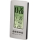Термометр настольный Hama (термометр/часы/будильник) (серебристый/черный) [Ox&]