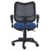 Кресло Бюрократ CH-799AXSN/Indigo спинка сетка черный сиденье синий 26-21