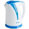 Чайник DELTA DL-1327 белый с голуб 2200 вт,2 л