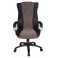 Кресло руководителя Бюрократ CH-879DG/F-C кофейный ткань (пластик темно-серый)