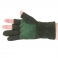 Перчатки для рыбалки без пальцев из материала DuPont (зеленые)