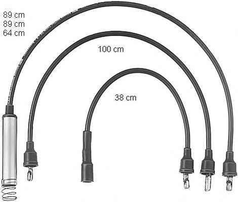 Купить 0986356800 BOSCH Комплект проводов зажигания в интернет-магазине Ravta – самая низкая цена