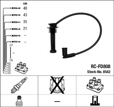 Купить 0986357141 Bosch Комплект проводов зажигания в интернет-магазине Ravta – самая низкая цена