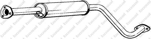 Купить 282-999 Bosal Средний глушитель выхлопных газов в интернет-магазине Ravta – самая низкая цена